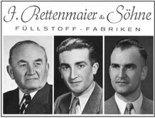 Джозеф Реттенмайер-сен.        1882 - 1974; Йозеф Реттенмайер, родился в 1924 году; Отто Реттенмайер, 1926 - 2020 гг.