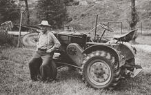 Один из первых тракторов в регионе (производитель Allgaier)