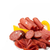 натурально выдержанная сырая колбаса